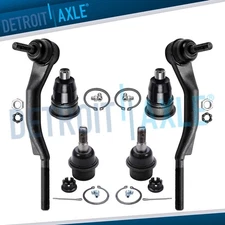 Front Ball Joints Outer Tie Rod Kit for Chevy SSR Isuzu Ascender Bravada Rainier