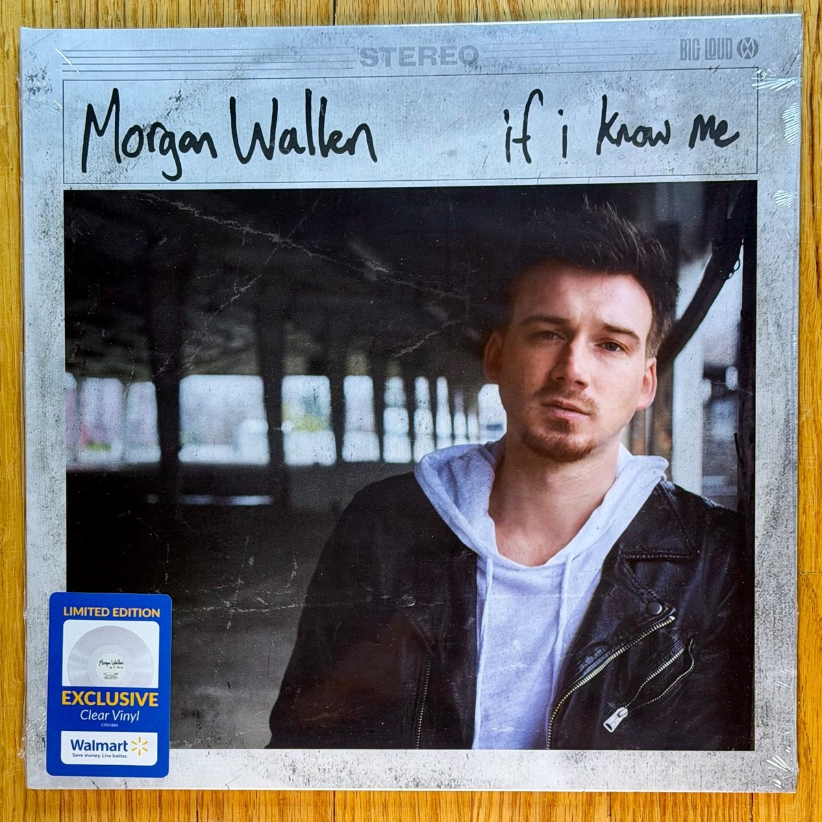 CLEAR VINYL---- MORGAN WALLEN If I Know Me WALMART LP RECORD Up