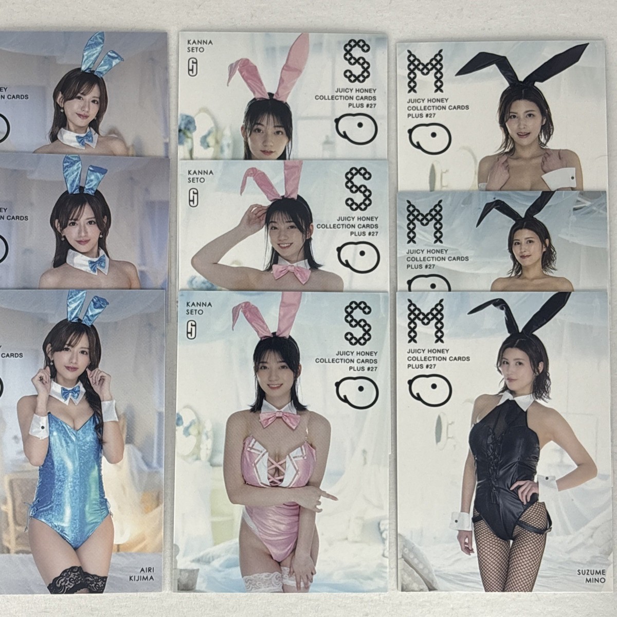セクシーカード　ネツ Juicy Honey Plus 27 Base Card Set of 12 JAV Japanese Adult Idol
