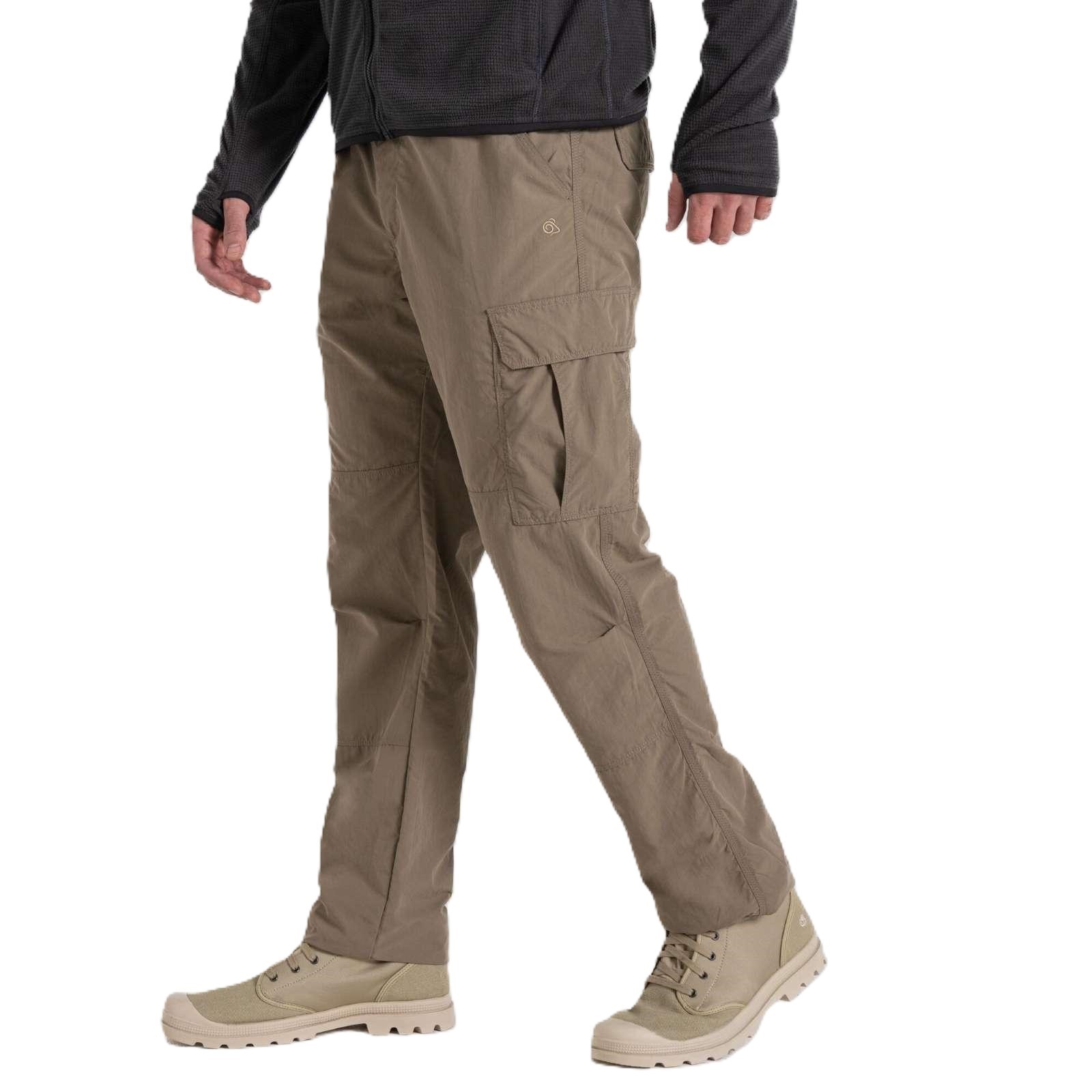 Craghoppers Men's Nosilife Cargo Trousers Iii - Beige 30R - Image 3