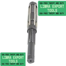 Adjustable Hand Reamer Straight Flute Square End 6 Blades (H-10, 27/32-15/16)