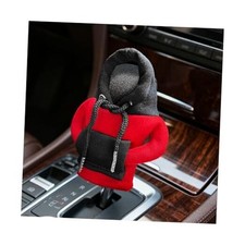 Car Gear Shift Hoodie, Mini Funny Fashionable Hooded Clothing Vehicle Red/Black