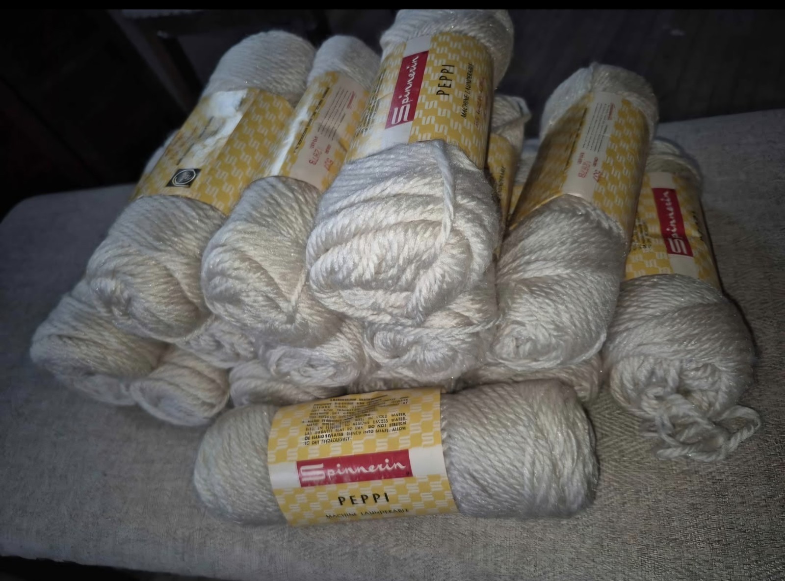Spinnerin vintage Peppi Acrilan/Nylon Yarn Color 537 LOT OF 15