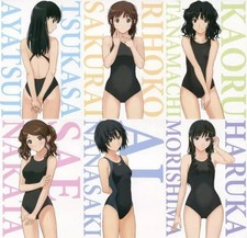 Sunkast Postcard Set Riho Kaoru Sae Ai Haruka Swimsuit Collectible PS2