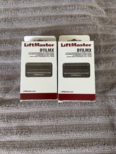 LiftMaster 811LMX 1-Button Garage Door Remote Control 315MHz Black - Lot of 2