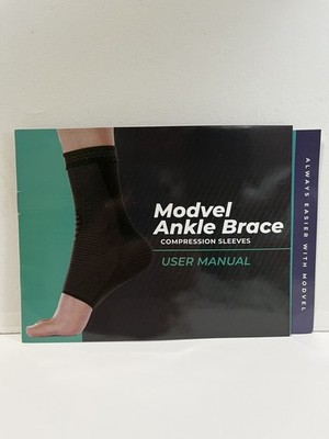 Modvel Foot & Ankle Brace Socks for Sprained Ankle Compression Sleeve XL 
