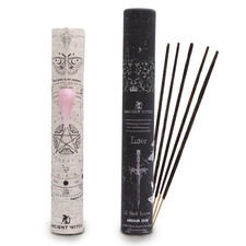 Image of ✨ Ancient Witch Spell Incense Kit – 12 Oud Incense Sticks with Pendulum and Map