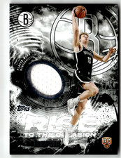 Topps NBA Flagship Holiday 2025 No. RTO-DW Danny Wolf Rookie Player-Worn Patch