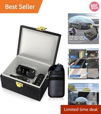 Faraday Box with Faraday Bags for Car Keys Car Key Signal Blocking Box
