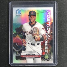 2021 Bowman Chrome KRISTIAN ROBINSON Positional Promise Refractor #KR