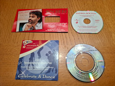 2x Mini-CD -Mon Cheri "Andrea Bocelli" u. Celebrations "Tanzanleitung Disco Fox"