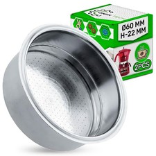 Filtre Cafe 2 Tasse pour Bialetti Mokona avec une Dimension Ø 60 mm h 22 mm B...