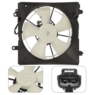 Electric Radiator Cooling Single Front Fan Assembly For Acura ILX Honda Civic