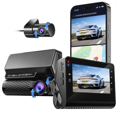 #ad IKOPO 4K Dash Cam Front and Rear 30FPS UHD 2160p Night Vision WiFi GPS $49.00