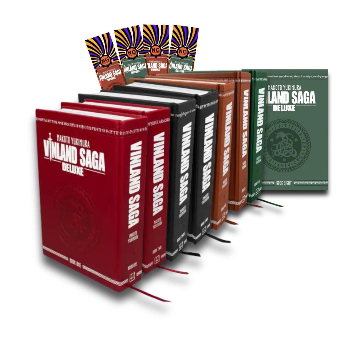S A L E 本 Vinland Saga Deluxe Manga Volumes 1-8 + Exclusive Natogears