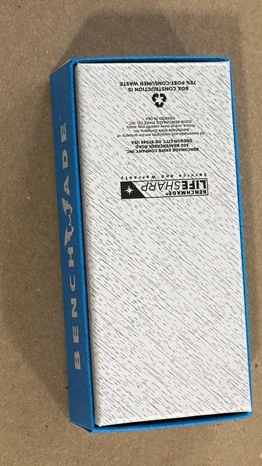 🔥 Cuchillo Plegable Bugout 535 Hecho en Banco CPM-S30V Acero Mango Azul | Nuevo EXTRAS Foto 3 de 4