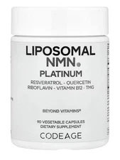 Codeage, Liposomal Platinum, 90 Vegetable Capsules Beyond Vitamins New