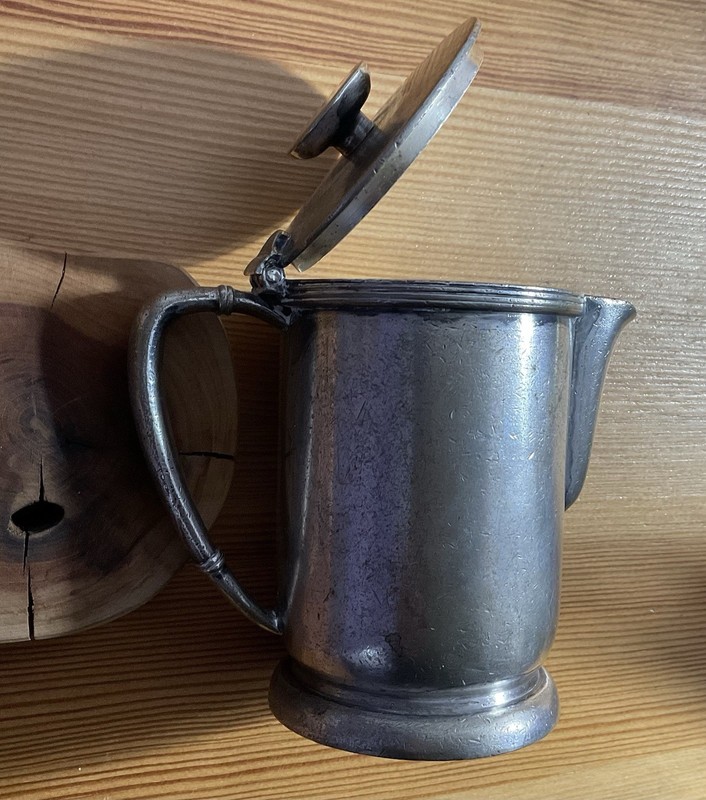 International Silver Co. Vintage Early 1900’s 8 oz cream pitcher NYC Railroad