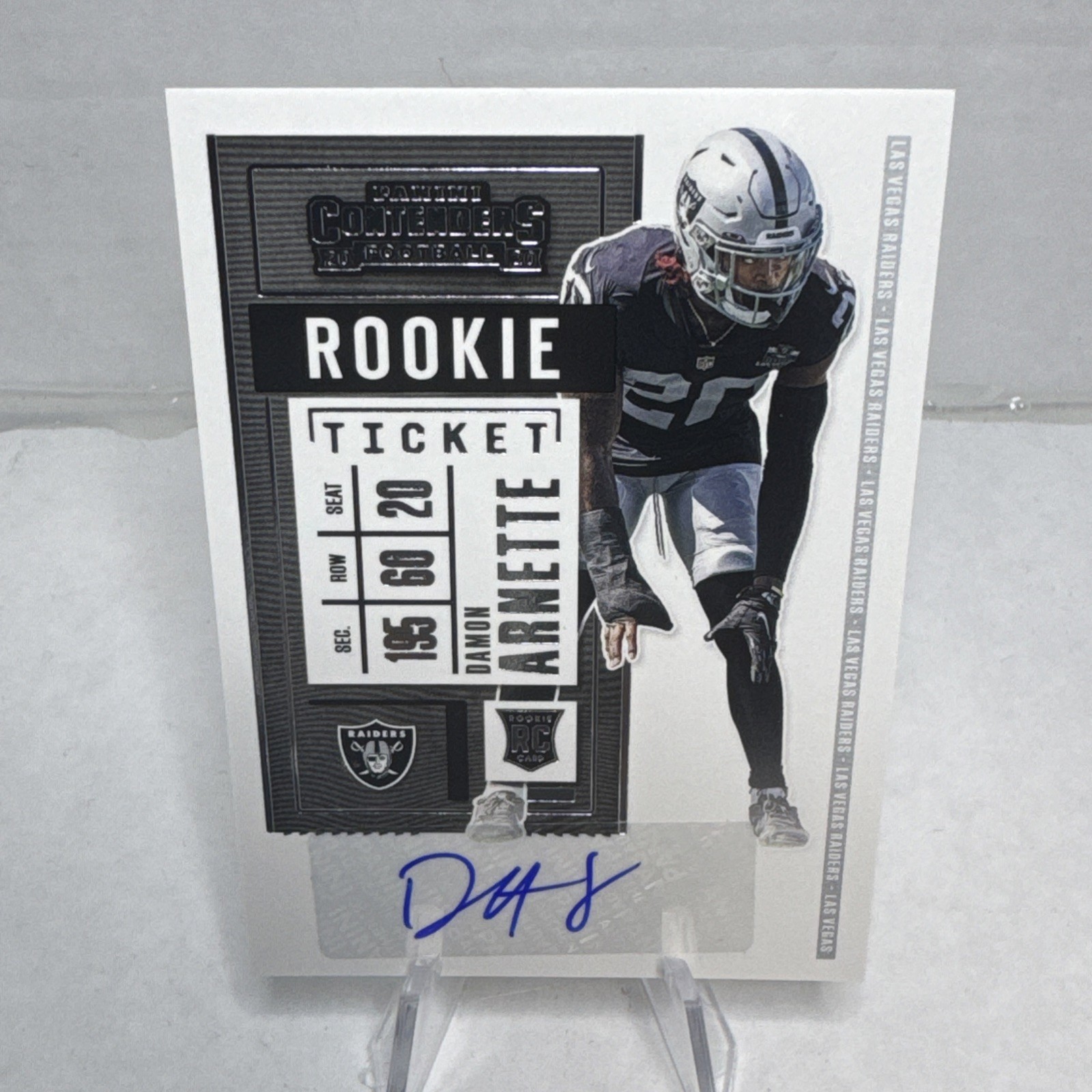 Damon Arnette Panini Contenders #152 Autograph
