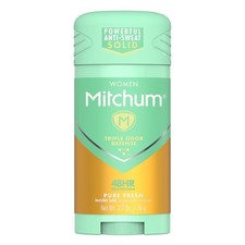 Mitchum Women Triple Odor Defense Invisible Antiperspirant Deodorant, 2.7 oz