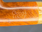 Oscar Lucite Savinelli 622 KS Italy Estate Briar Tobacco Pipe Bent Pot Nice — photo 4