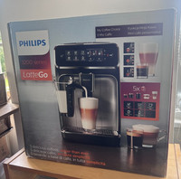 PHILIPS LatteGo EP3246/70 Bean to Cup Coffee Machine - Black, New, Ex-DISPLAY!
