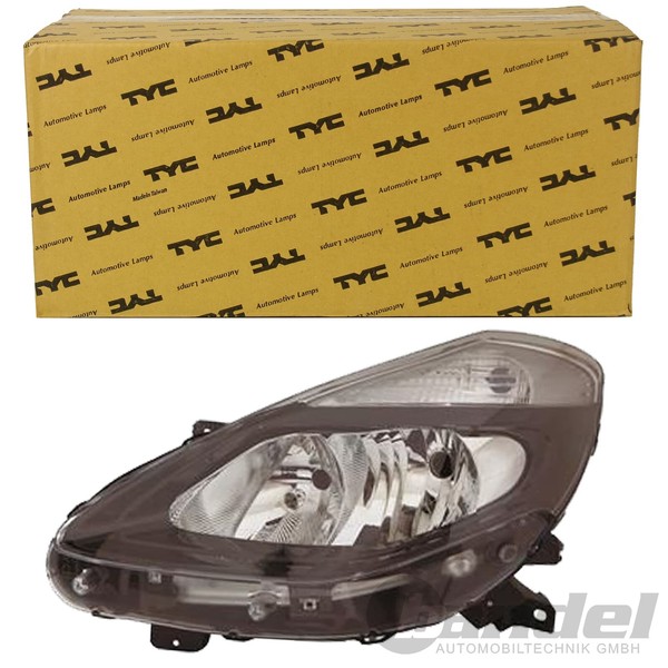 TYC Hauptscheinwerfer H7/H1 Links Passend FüR Renault Clio III Grandtour 1.2-2.0-image