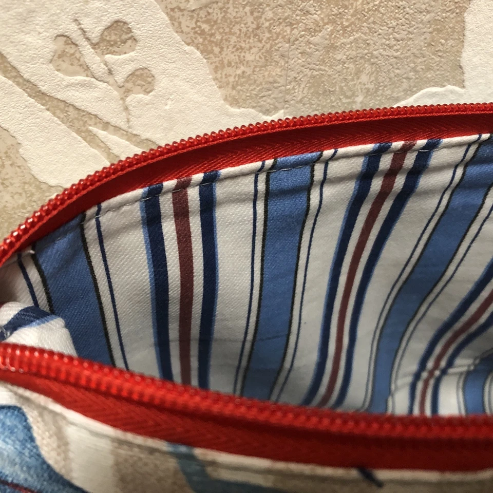 Kosmetiktasche Maritim Neu Selbstgenäht 27-17-8 - Bild 3 von 3