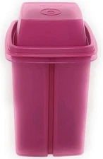 Tupperware Pick A Deli Large 8 Cup Square Pickle Container Strainer Pink