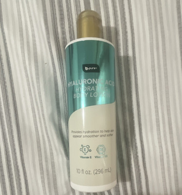 b-pure Hyaluronic Acid Hydrating Body Lotion with Vitamin E 10 fl oz 296 mL