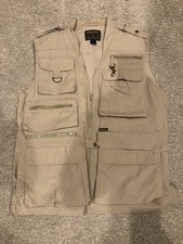 Woolrich Fishing/Hunting/Sportsman Utility Vest Tan Sz L