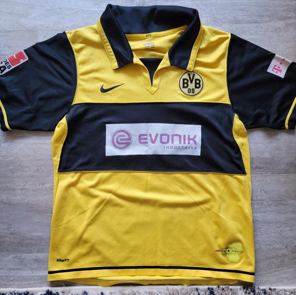 Borussia Dortmund 2007/08 Rare Retro Jersey Jakub Kuba Blaszczykowski Mens S - Image 2 of 2