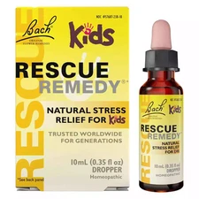 Bach Rescue Remedy Kids Natural Stress Relief Dropper 0.35 fl oz