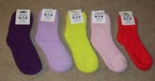 NWT 1 Pair Fuzzy Fluffy Socks by Yacht Smith Add Pairs .80 Shipping Ea NEW