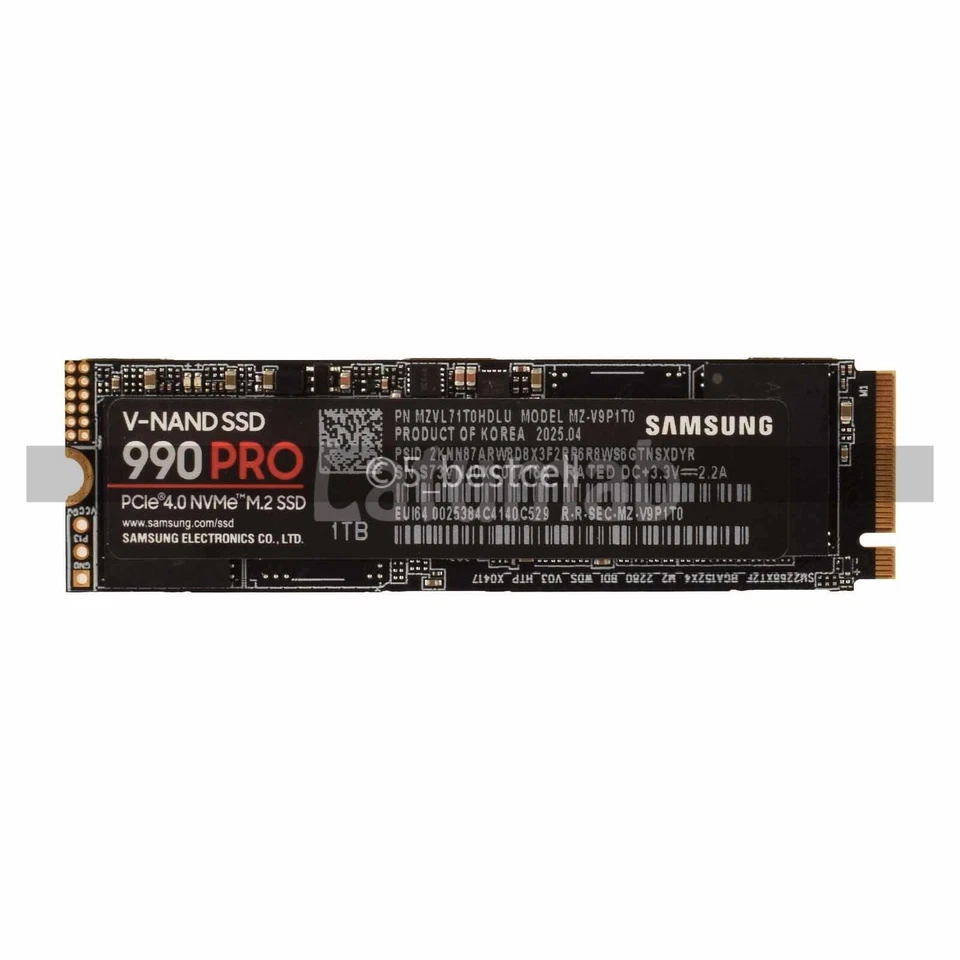 SAMSUNG SSD 990 PRO 500GB 1TB 2TB PCIe 4.0 NVMe M.2 Solid State Hard Drive Lot - Bild 3 von 4