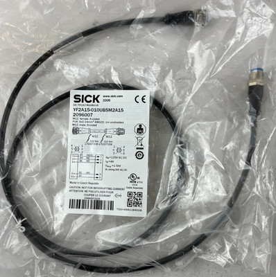 SICK YF2A15-010UB5M2A15 M12 Sensorkabel 1m 5-Pin A-kodiert PUR AWG22 Deutschl...