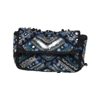 Zara Basic, Abendtasche, Damen, Baumwolle/Metallfaser/Polyester #DdQ
