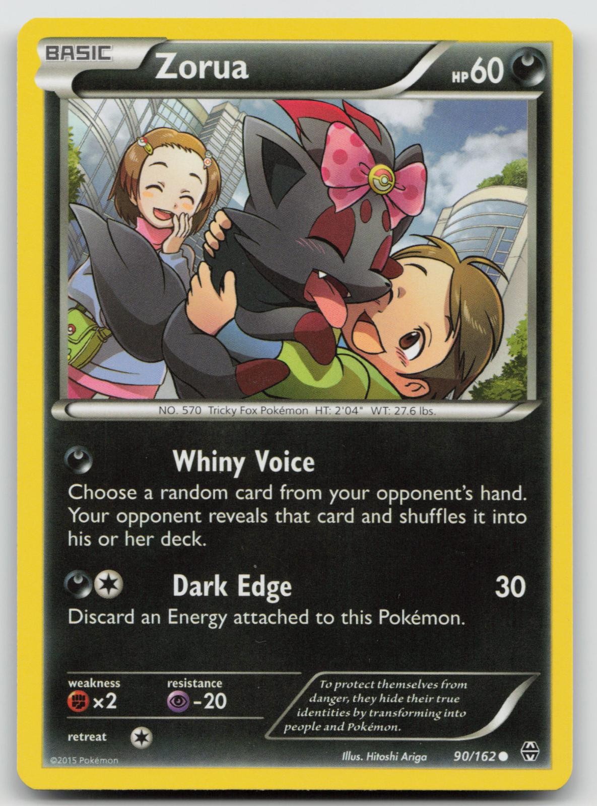 Zorua 90/162 BREAKthrough Pokemon NM