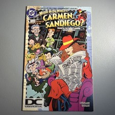 Where In The World Is Carmen San Diego? #1 DC Universe DCU Logo Variant RARE HTF