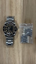 Seiko Mod Scubamaster 58 Automatic Diver 200m Black Dial Stainless Bracelet