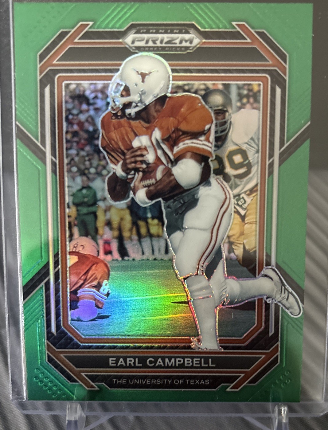 Earl Campbell #36 Football Cards 2023 Panini Prizm Draft Picks trading card — raw and PSA graded price guide