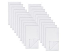 Gerber Birdseye Flatfold Cotton Cloth Diapers, White, 20-Pack