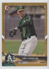 2018 Bowman Prospects Gold 36/50 James Kaprielian #BP44 7qt
