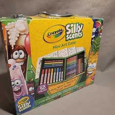 NEW Crayola Silly Scents Sweet Mini Art Case Nontoxic 50+ Pieces 04-0015 SEALED