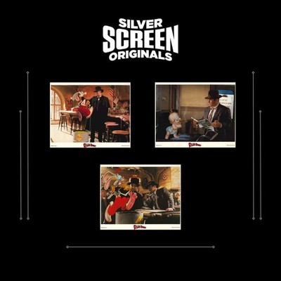 Who Framed Roger Rabbit 3x ORIGINAL UK FOH Lobby Cards Robert Zemeckis 1988