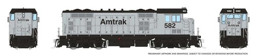 Rapido 70622 HO Santa Fe CF7 con cabina cuadrada - sonido y DCC Amtrak #582 | Condition: New