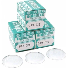 30 Plastic Watch Crystals Watchmakers Dome Parts 32.4mm