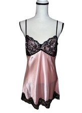 Victoria  s Secret Pink Babydoll Chemise Slip Size Medium Fairy Coquettes