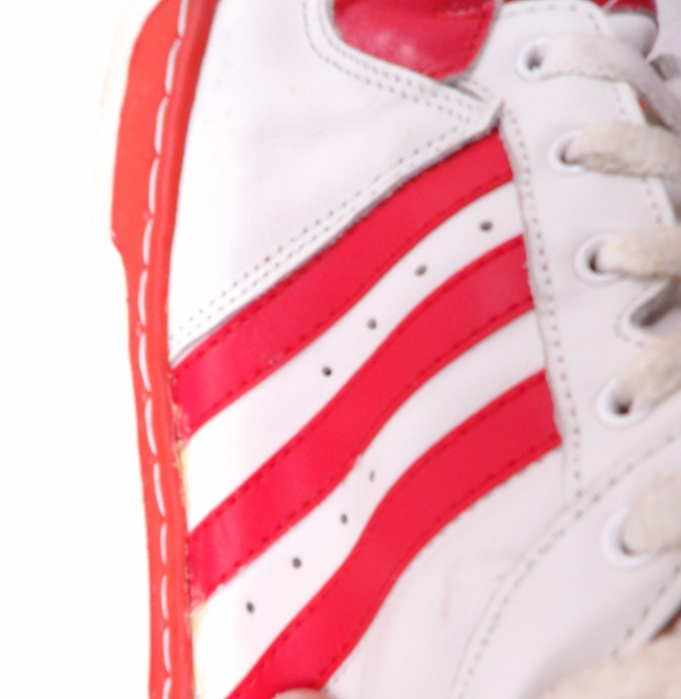VTG Men’s Adidas Red/white High Tops Shoes  Made In France Size 15 thumbnail 12