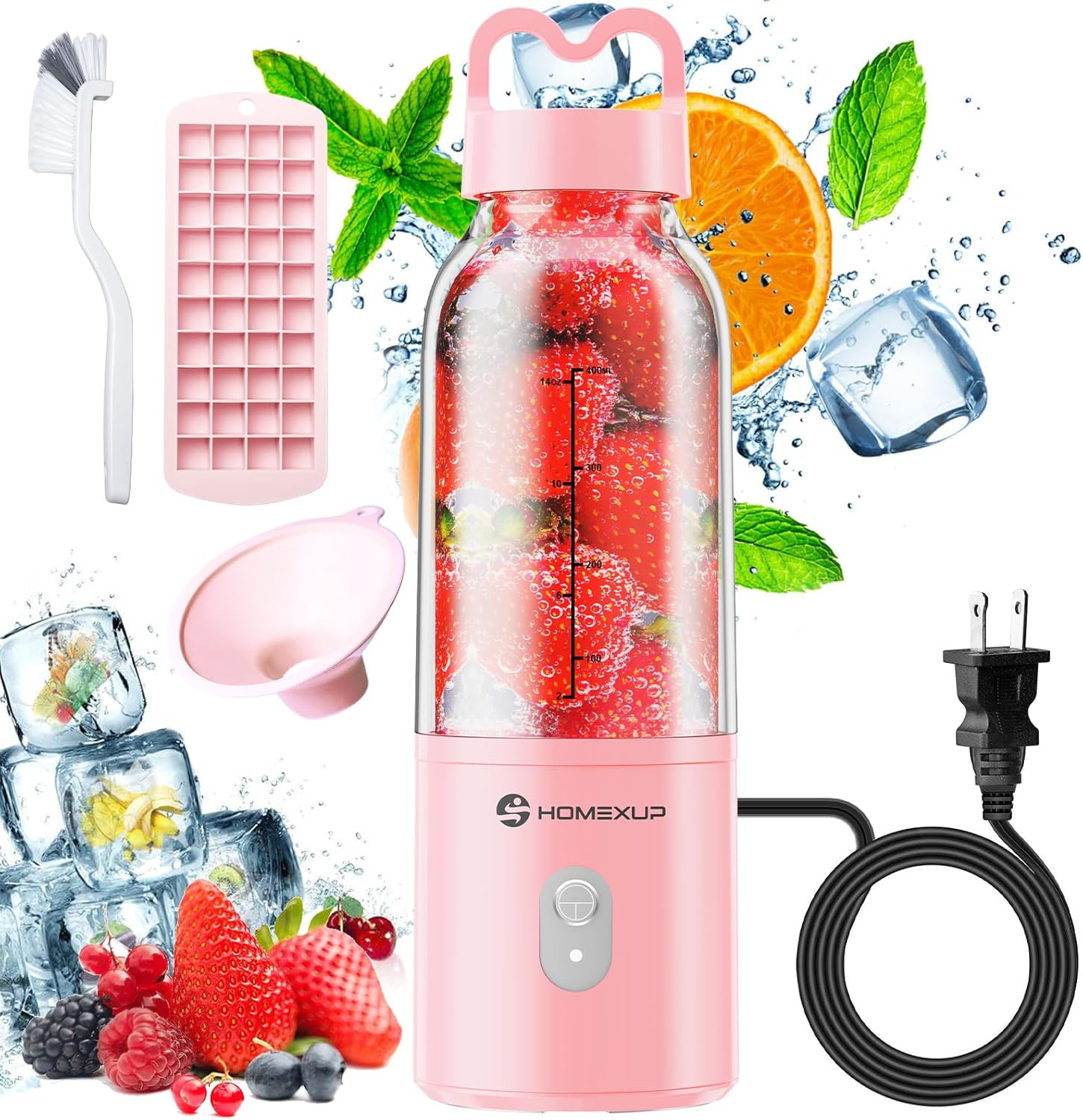 Portable Personal Blender, Smoothies, Juicing, and Food Proc